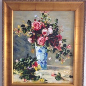 Renoir - "Roses and Jasmine in a Delft Vase" 1881