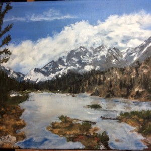 California Lake 16 x 20 California Lake