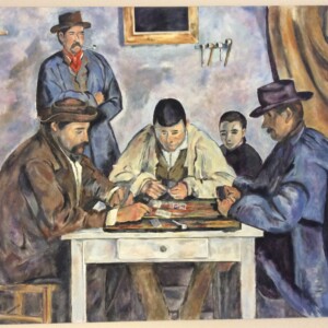 Cezanne: "The Card Players" 1890-1892. 30 x 40. Cezanne - Card Players