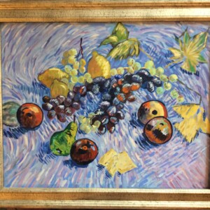 Vincent Van Gogh "Still Life with Grapes, Lemons, Pears and Apples" - 1887
Original is at the Art Institute of Chicago