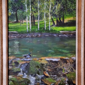 "In Honor of Joe" 16 x 20, 2022 This is Giant Springs State Park in Great Falls, MT