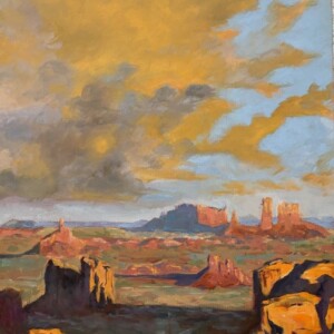 "Monument Skies" 16 x 20, 2024